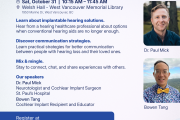 Hearing Health Seminar  Saturday October 31 10:15am to 11:45am